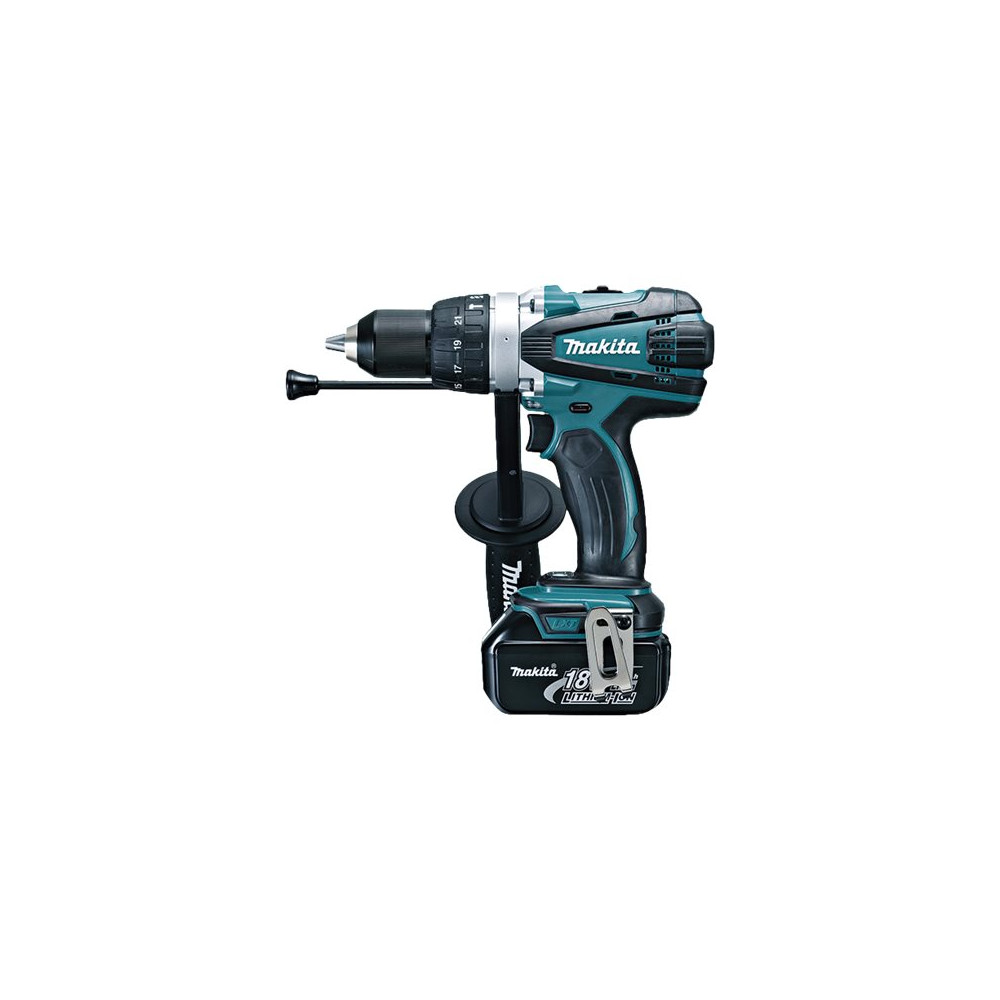 Produktbild för Makita DHP458RTJ borr/drivare - sladdlös - 2 hastigheter - 2 batterier