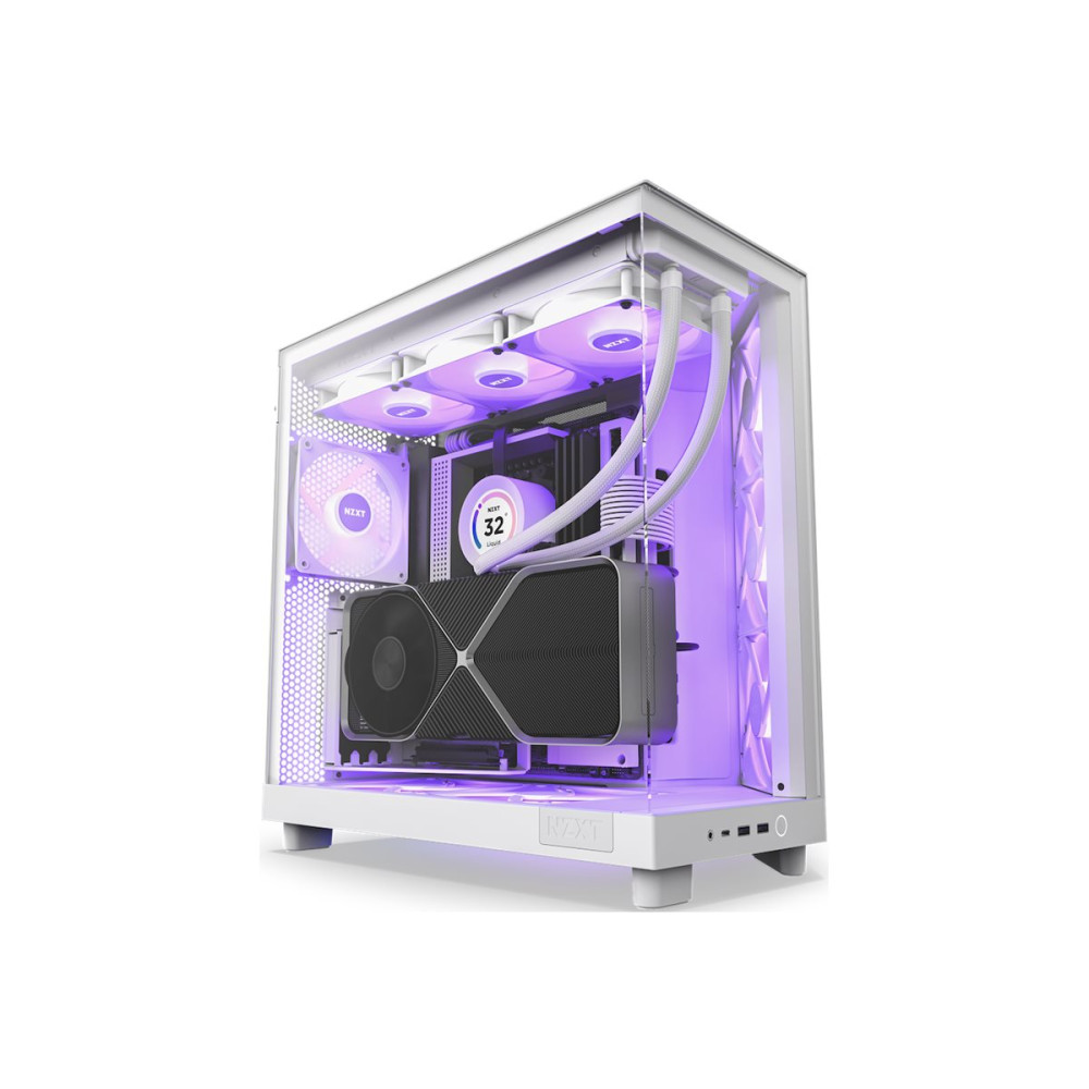 Produktbild för NZXT H series H6 Flow RGB - mid tower - ATX