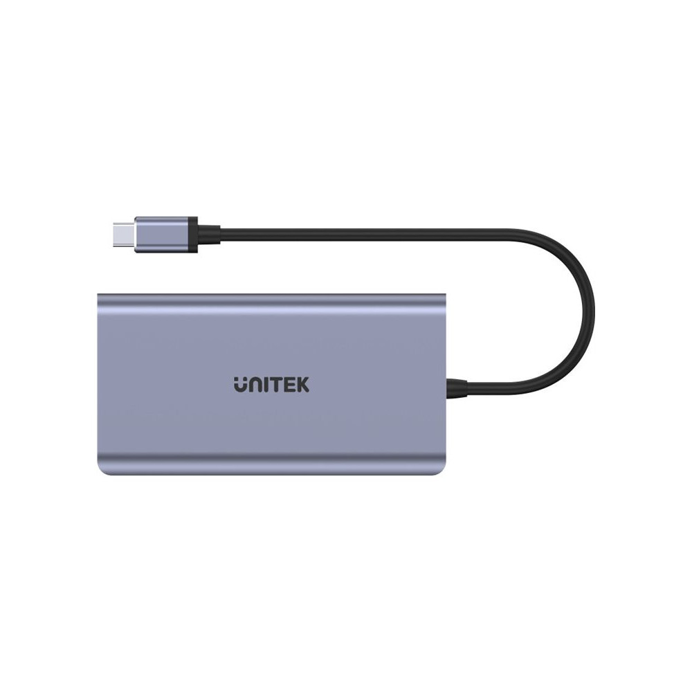 Produktbild för Unitek uHUB O8+ - dockningsstation - USB-C - HDMI, VGA - 1GbE