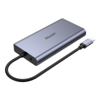 Produktbild för Unitek uHUB O8+ - dockningsstation - USB-C - HDMI, VGA - 1GbE