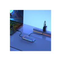 Produktbild för Unitek uHUB S7+ - dockningsstation - USB-C 3.2 Gen 2 / Thunderbolt 3 - HDMI - 1GbE