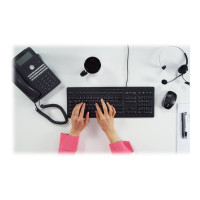 Produktbild för CHERRY STREAM KEYBOARD - tangentbord - tysk - svart Inmatningsenhet