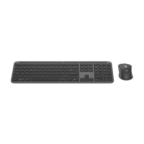 Logitech Logitech Signature Slim Combo MK950 for Business - sats med tangentbord och mus - 100% full size - QWERTZ - tysk - grafit Inmatningsenhet