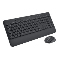 Produktbild för Logitech Signature MK650 Combo for Business - sats med tangentbord och mus - QWERTY - USA, internationellt - grafit Inmatningsenhet