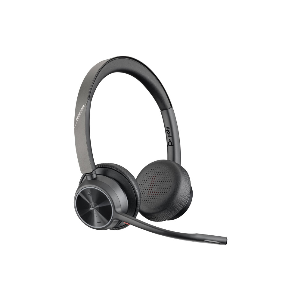 Produktbild för HP Poly Voyager 4320-M - headset - USB-A via Bluetooth-adapter, USB-A