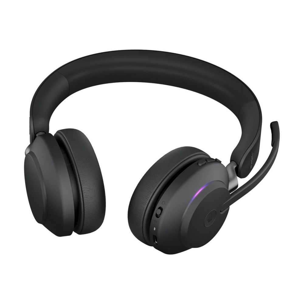 Produktbild för Jabra Evolve2 65 MS Stereo - headset - USB-A - med laddningsställ