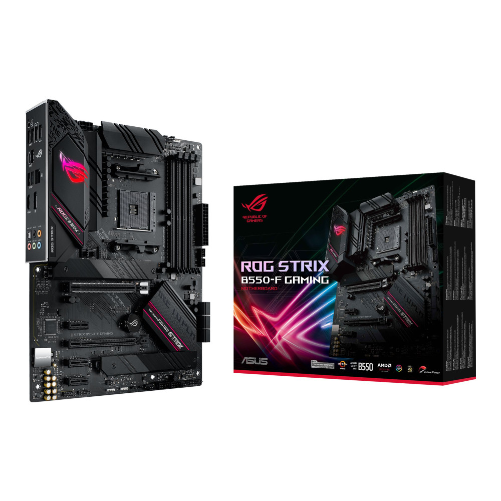 Produktbild för ASUS ROG STRIX B550-F GAMING - moderkort - ATX - Socket AM4 - AMD B550