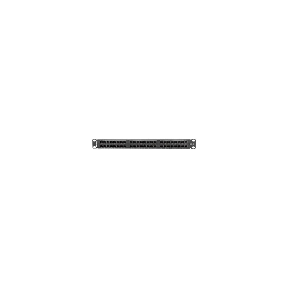Produktbild för Lanberg PPU6-1048-B - patch-panel - 1U - 19"