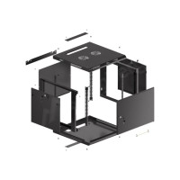 Produktbild för Lanberg WF01-6609-00B - rack - 9U