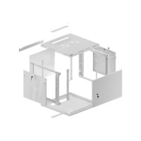 Produktbild för Lanberg WF01 64/66 V2 Series WF01-6609-00S - skåp - 9U