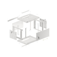 Produktbild för Lanberg WF01-6406-00S - rack - 6U