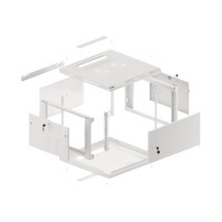 Produktbild för Lanberg WF01-6606-00S - rack - 6U