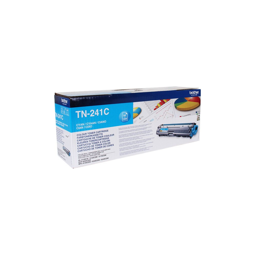 Produktbild för Brother TN241C - cyan - original - tonerkassett