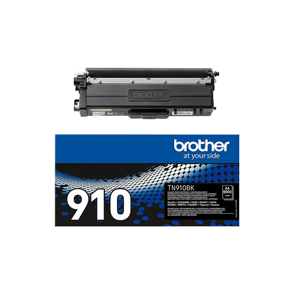 Produktbild för Brother TN910BK - Ultra Jumbo - svart - original - tonerkassett