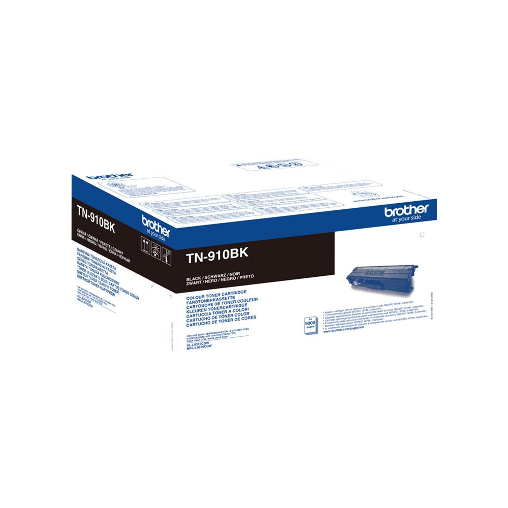 Produktbild för Brother TN910BK - Ultra Jumbo - svart - original - tonerkassett