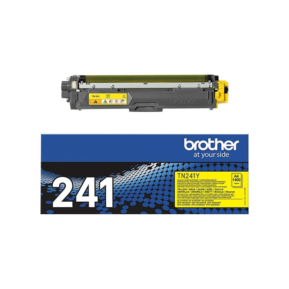 Produktbild för Brother TN241Y - gul - original - tonerkassett