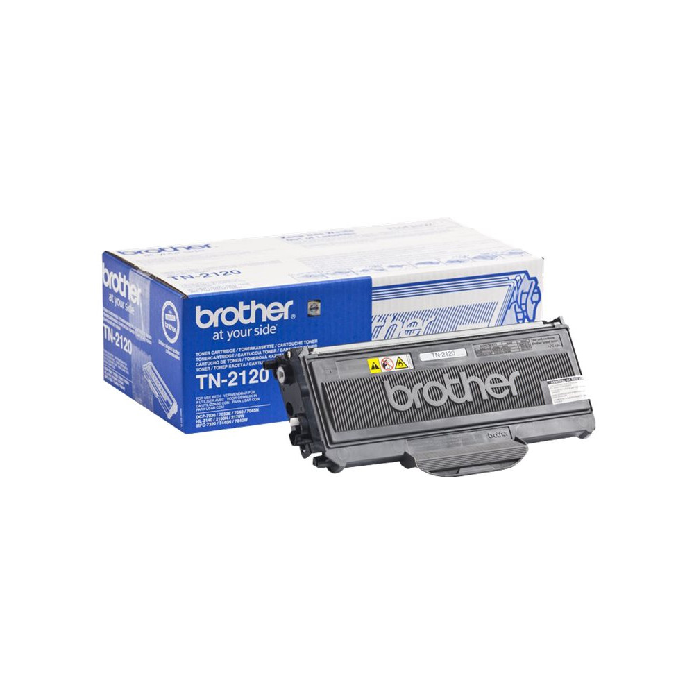 Produktbild för Brother TN2120 - svart - original - tonerkassett