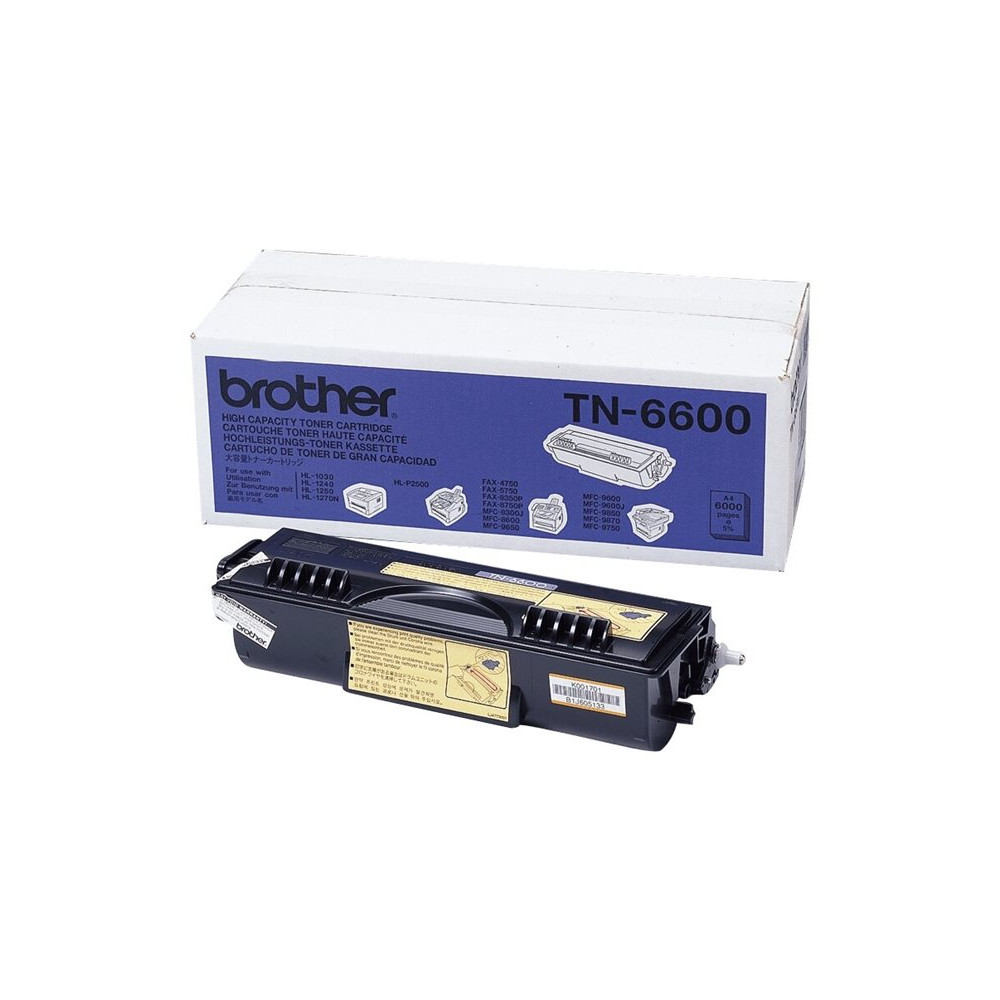 Produktbild för Brother TN-6600 - svart - original - tonerkassett