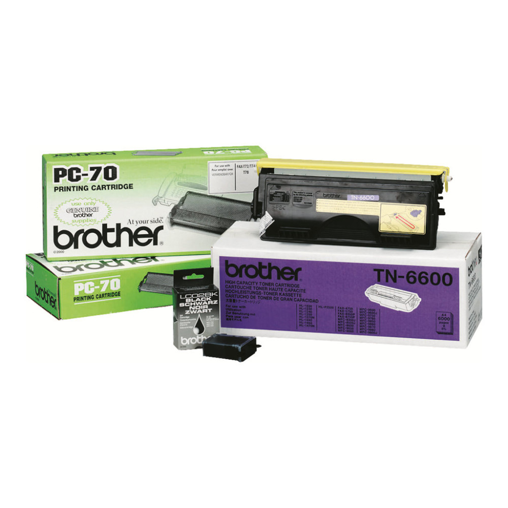 Produktbild för Brother TN-6600 - svart - original - tonerkassett