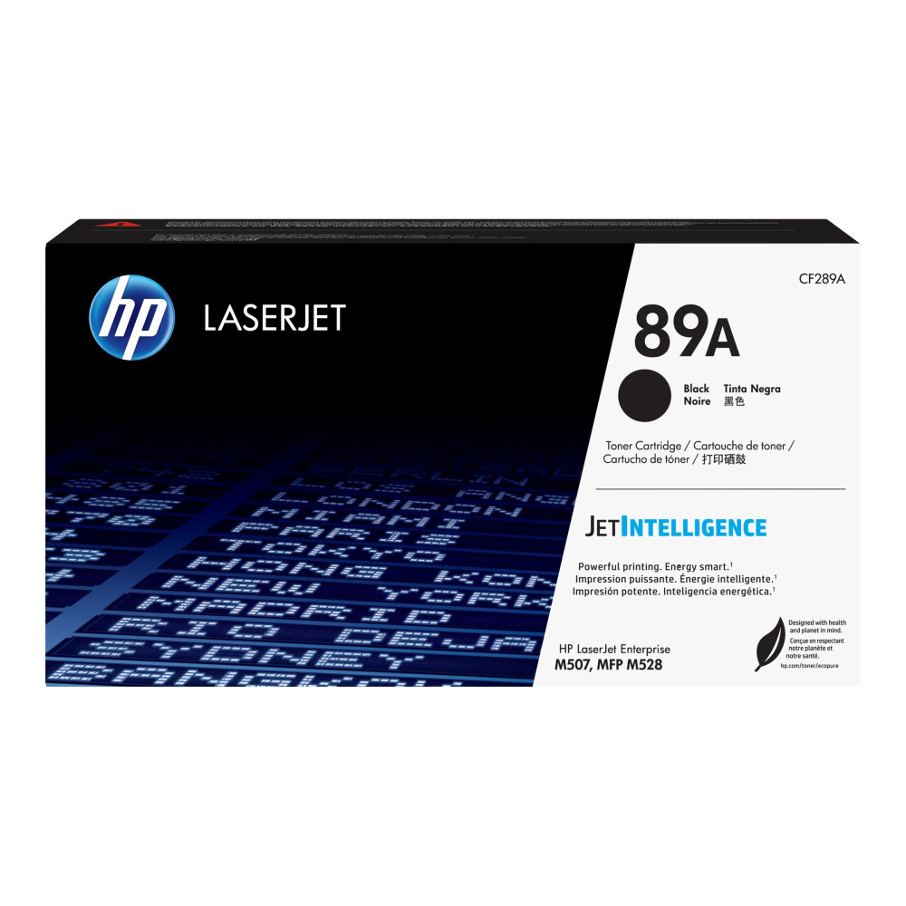 Produktbild för HP 89A - svart - original - LaserJet - tonerkassett (CF289A)
