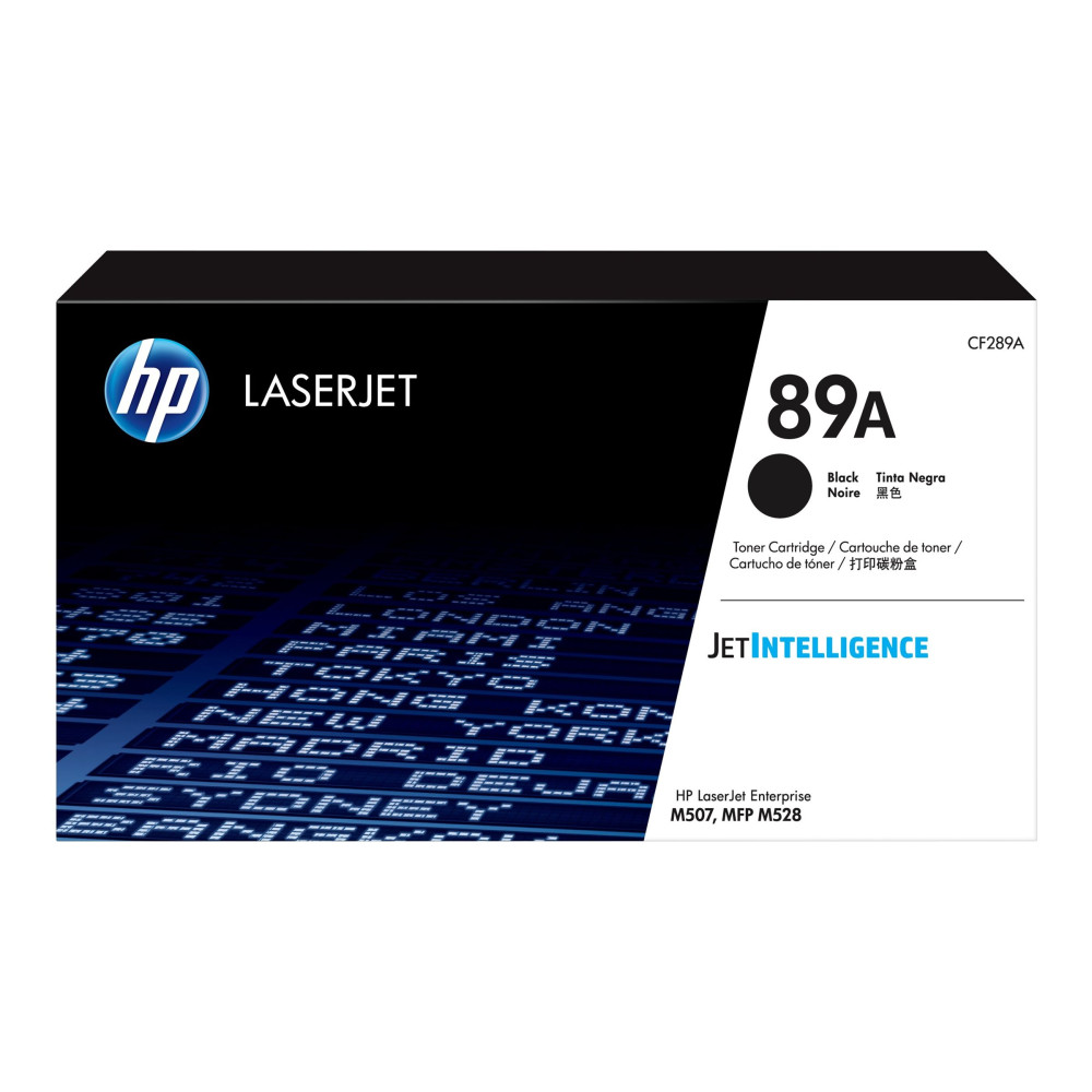 Produktbild för HP 89A - svart - original - LaserJet - tonerkassett (CF289A)