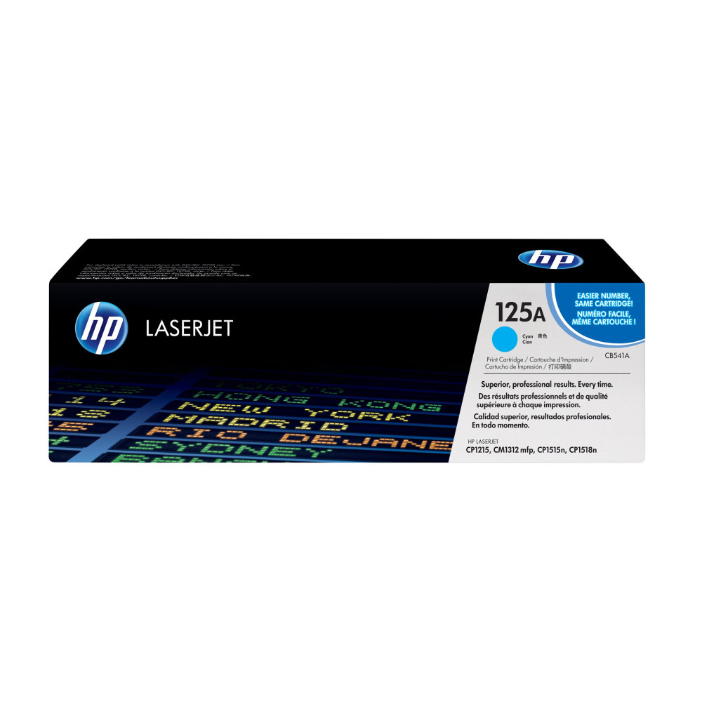 Produktbild för HP 125A - cyan - original - LaserJet - tonerkassett (CB541A)