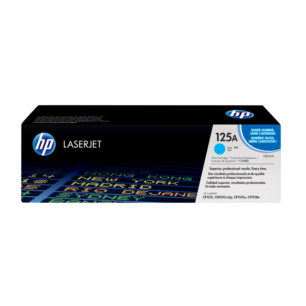 Produktbild för HP 125A - cyan - original - LaserJet - tonerkassett (CB541A)