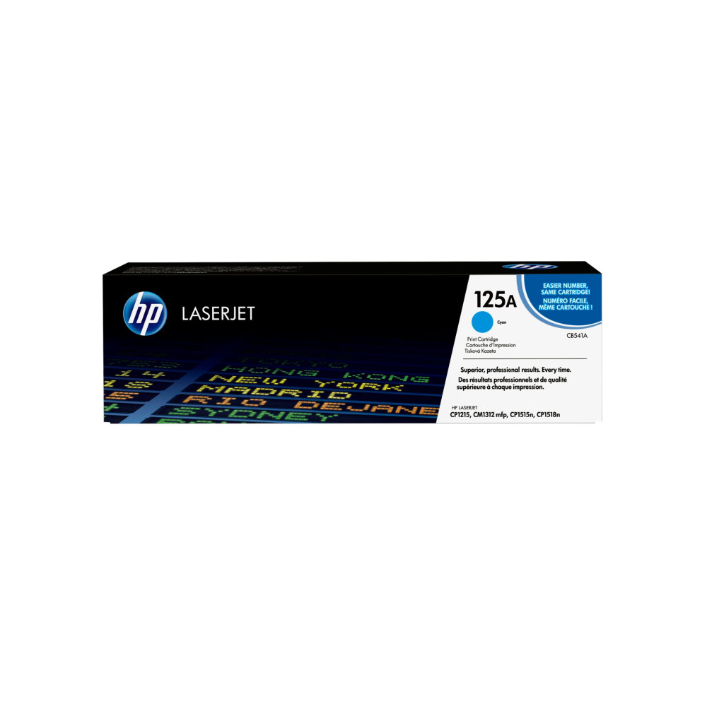 Produktbild för HP 125A - cyan - original - LaserJet - tonerkassett (CB541A)