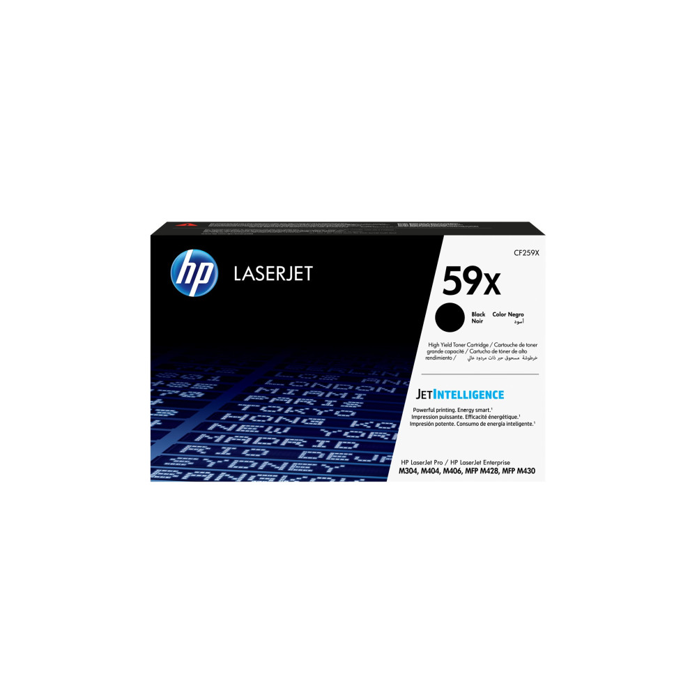 Produktbild för HP 59X - Lång livslängd - svart - original - LaserJet - tonerkassett (CF259X)