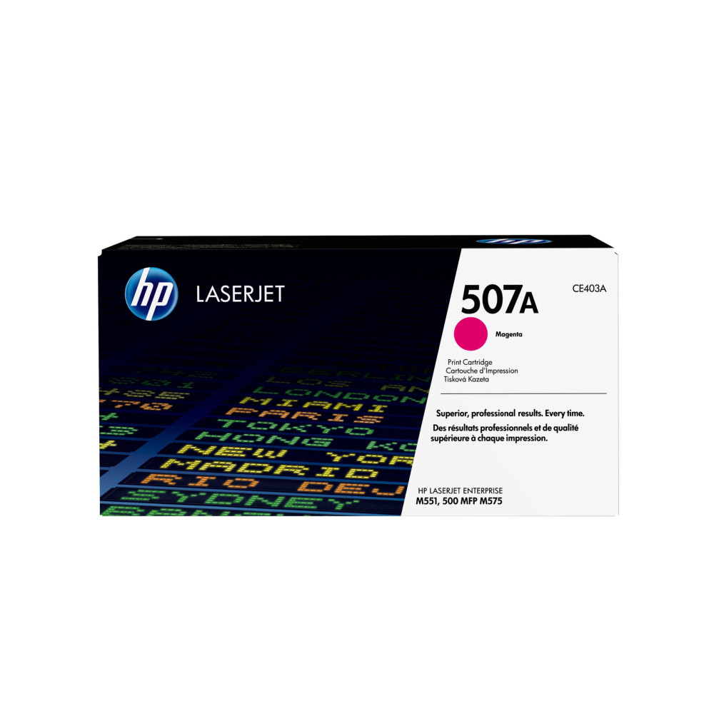 Produktbild för HP 507A - magenta - original - LaserJet - tonerkassett (CE403A)