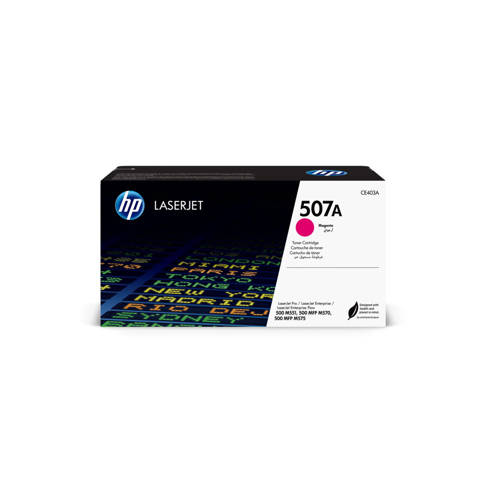 Produktbild för HP 507A - magenta - original - LaserJet - tonerkassett (CE403A)