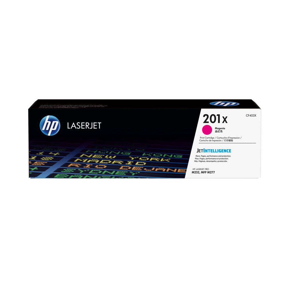 Produktbild för HP 201X - Lång livslängd - magenta - original - LaserJet - tonerkassett (CF403X)