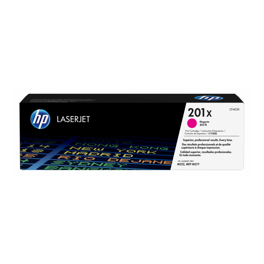 Produktbild för HP 201X - Lång livslängd - magenta - original - LaserJet - tonerkassett (CF403X)