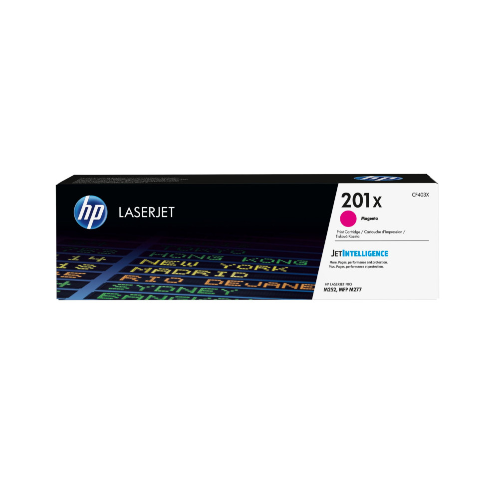 Produktbild för HP 201X - Lång livslängd - magenta - original - LaserJet - tonerkassett (CF403X)