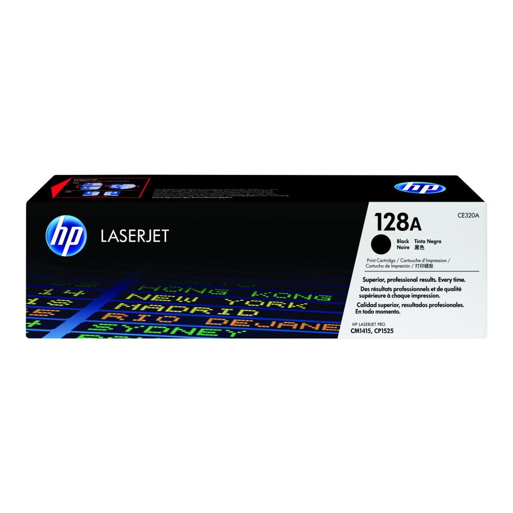 Produktbild för HP 128A - svart - original - LaserJet - tonerkassett (CE320A)