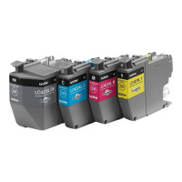Produktbild för Brother LC422XL - 4-pack - svart, gul, cyan, magenta - original - bläckpatron