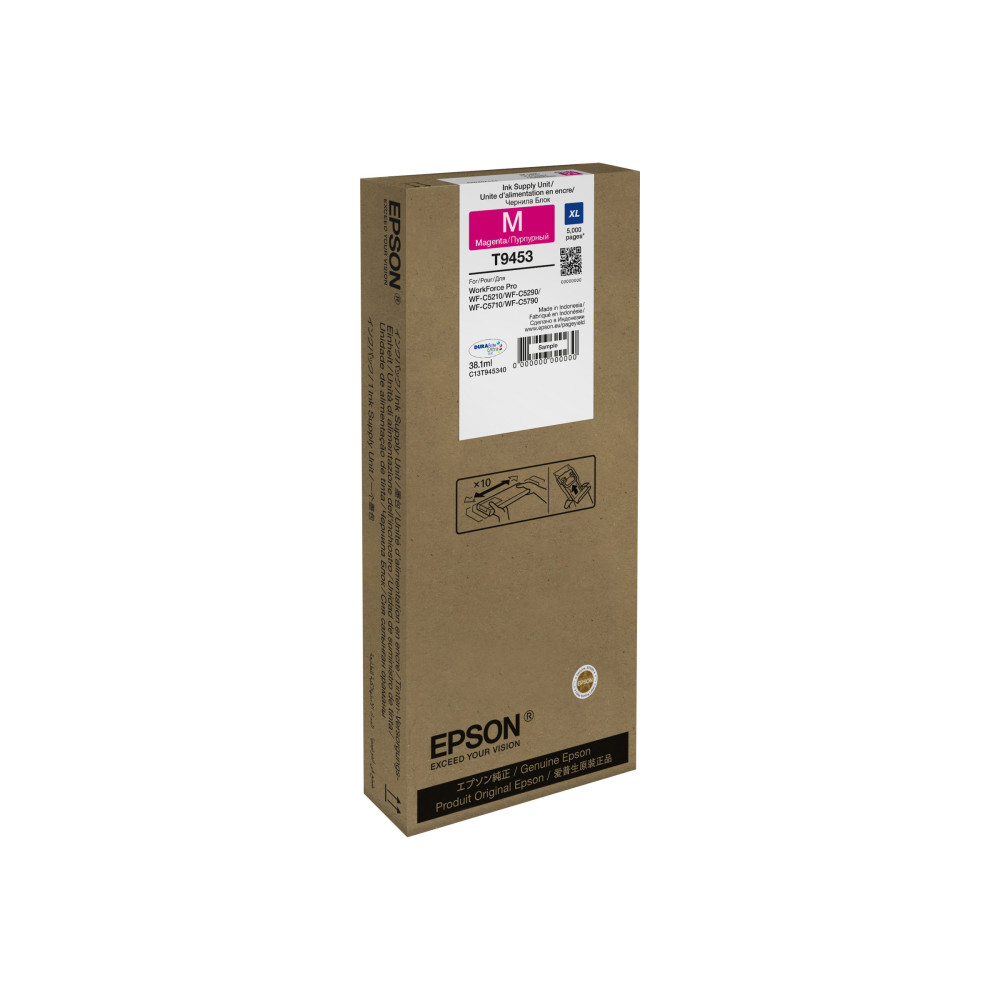 Produktbild för Epson T9453 - XL - magenta - original - bläckpatron