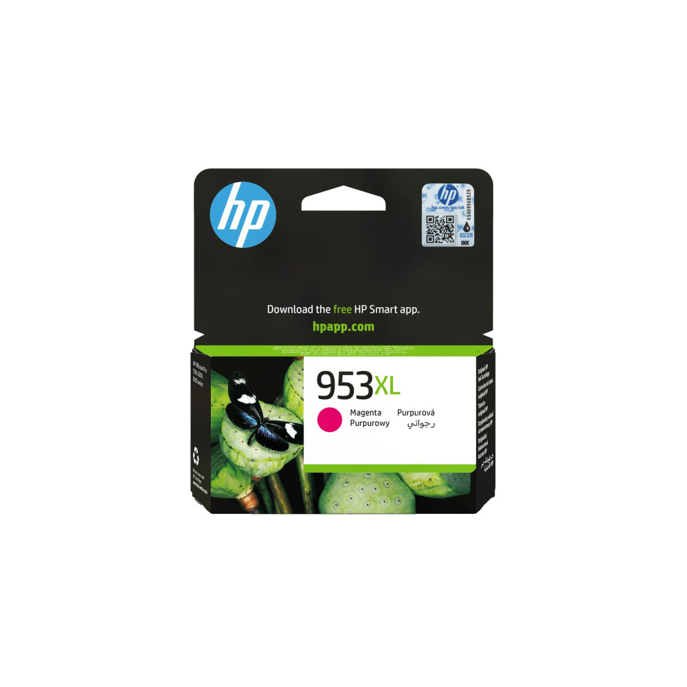 Produktbild för HP 953XL - Lång livslängd - magenta - original - bläckpatron