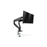 Produktbild för DIGITUS DA-90395 ställ - justerbara dubbla armar - för 2 LCD-bildskärmar - mattsvart