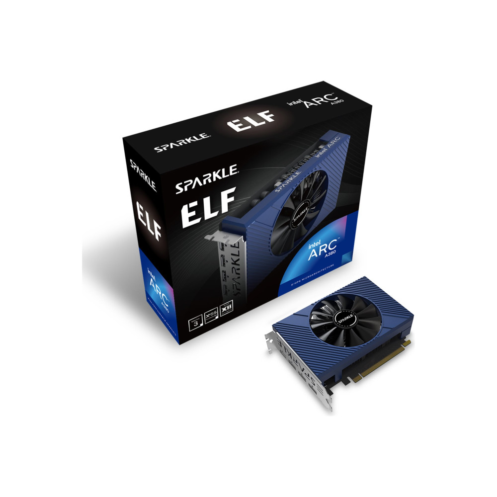 Produktbild för SPARKLE Intel Arc A380 Elf - grafikkort - Arc A380 - 6 GB