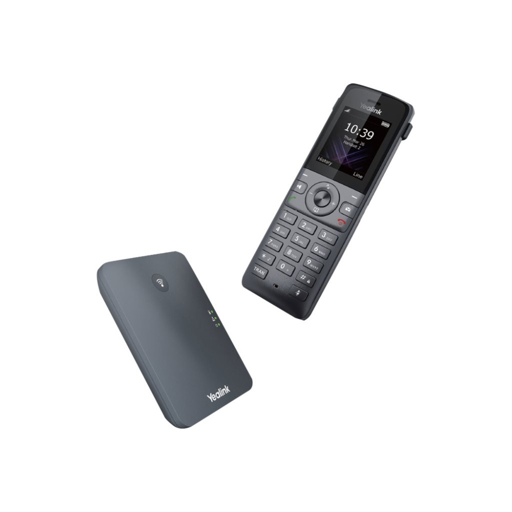 Produktbild för Yealink W73P - trådlös VoIP-telefon med nummerpresentation - 3-riktad samtalsförmåg