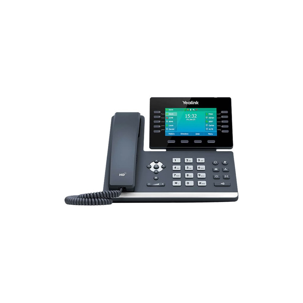 Produktbild för Yealink SIP-T54W - VoIP-telefon - med Bluetooth interface med nummerpresentation - 3-riktad samtalsförmåg