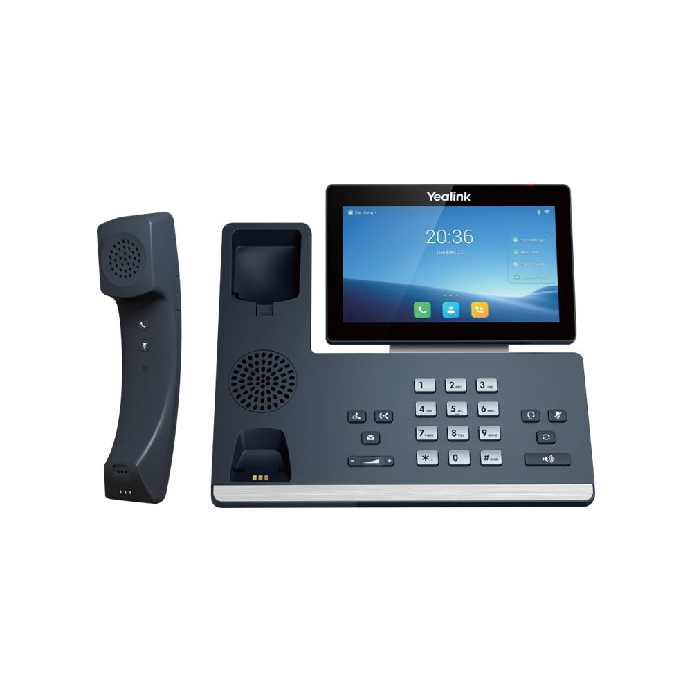 Produktbild för Yealink SIP-T58W PRO - VoIP-telefon - med Bluetooth interface med nummerpresentation - 10-parter samtalsförmåg