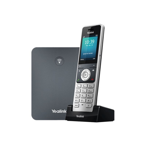 YEALINK Yealink W76P - trådlös telefon/VoIP-telefon med nummerpresentation - 3-riktad samtalsförmåg