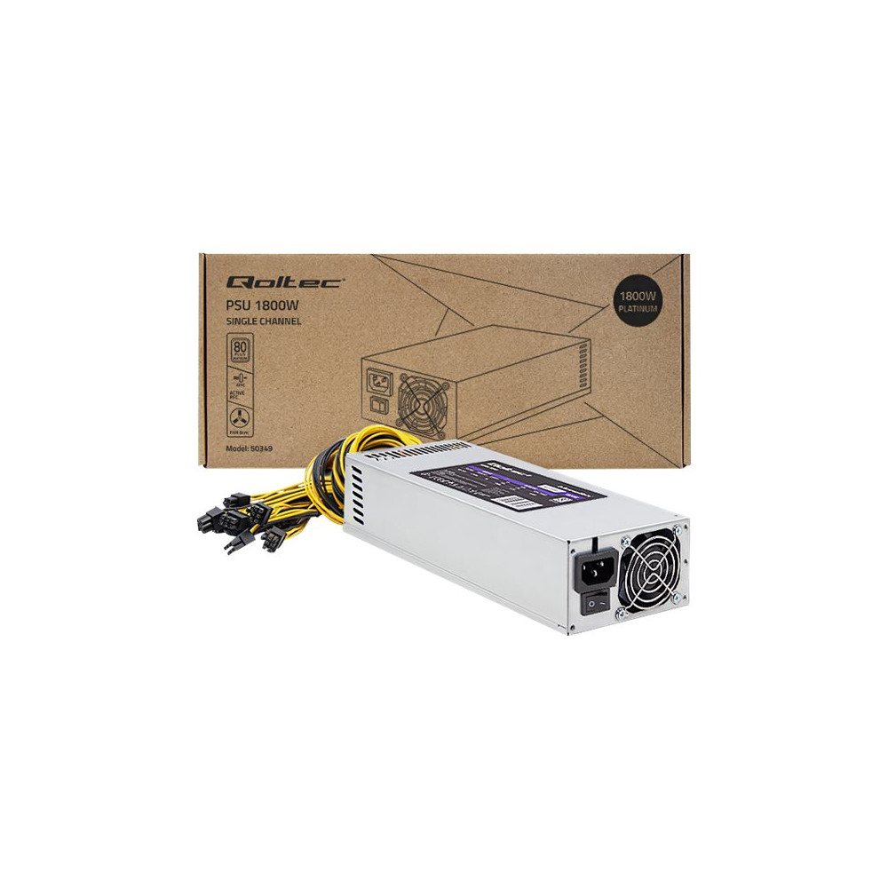 Produktbild för Qoltec Monolith 50349 - nätaggregat - 1800 watt