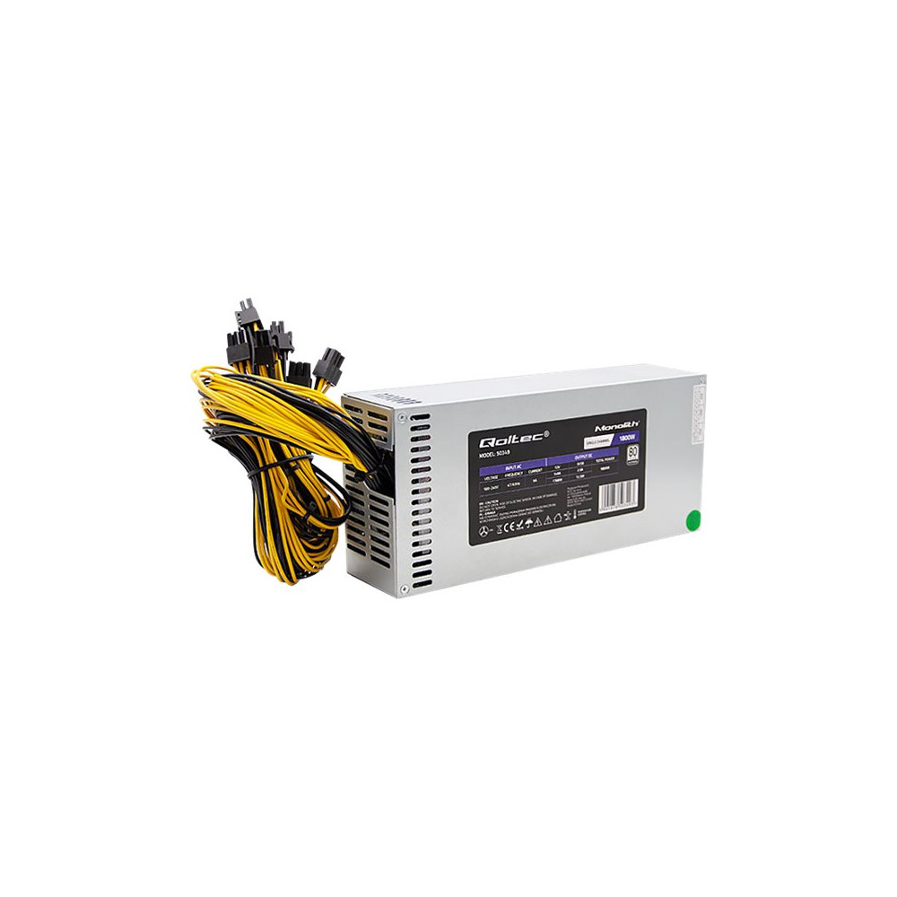 Produktbild för Qoltec Monolith 50349 - nätaggregat - 1800 watt