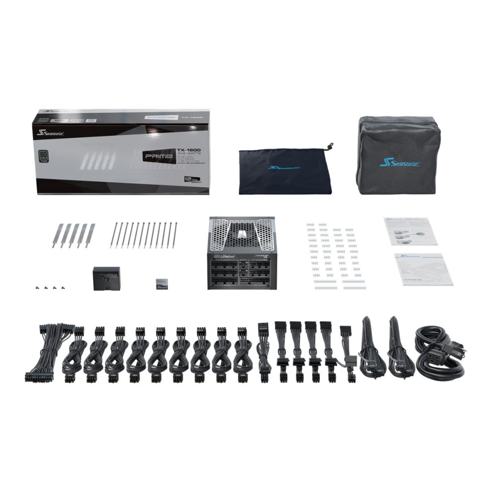 Produktbild för Seasonic Prime TX 1600 - nätaggregat - 1600 Watt