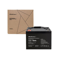 Produktbild för Qoltec - larmsystembatteri - AGM, 12 V, 23,5 kg - Bly-syra - 80 Ah
