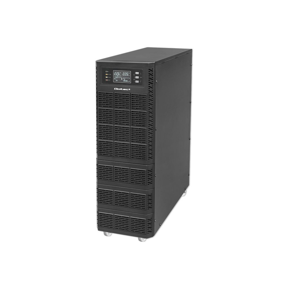 Produktbild för Qoltec - UPS - effektfaktor 1,0, LCD, EPO, online - 6000 watt - 6000 VA