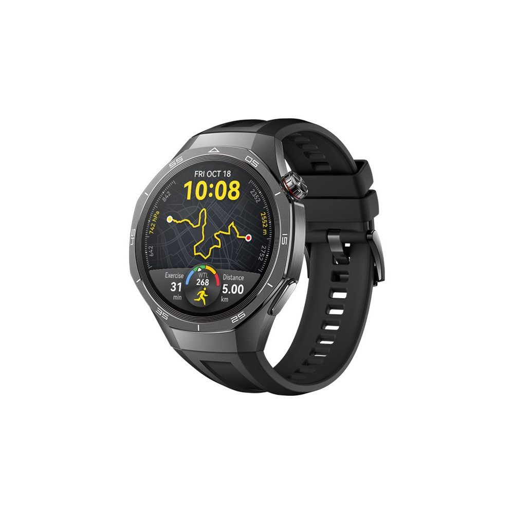 Produktbild för Huawei Watch GT 5 Pro - titan - smart klocka med rem - svart